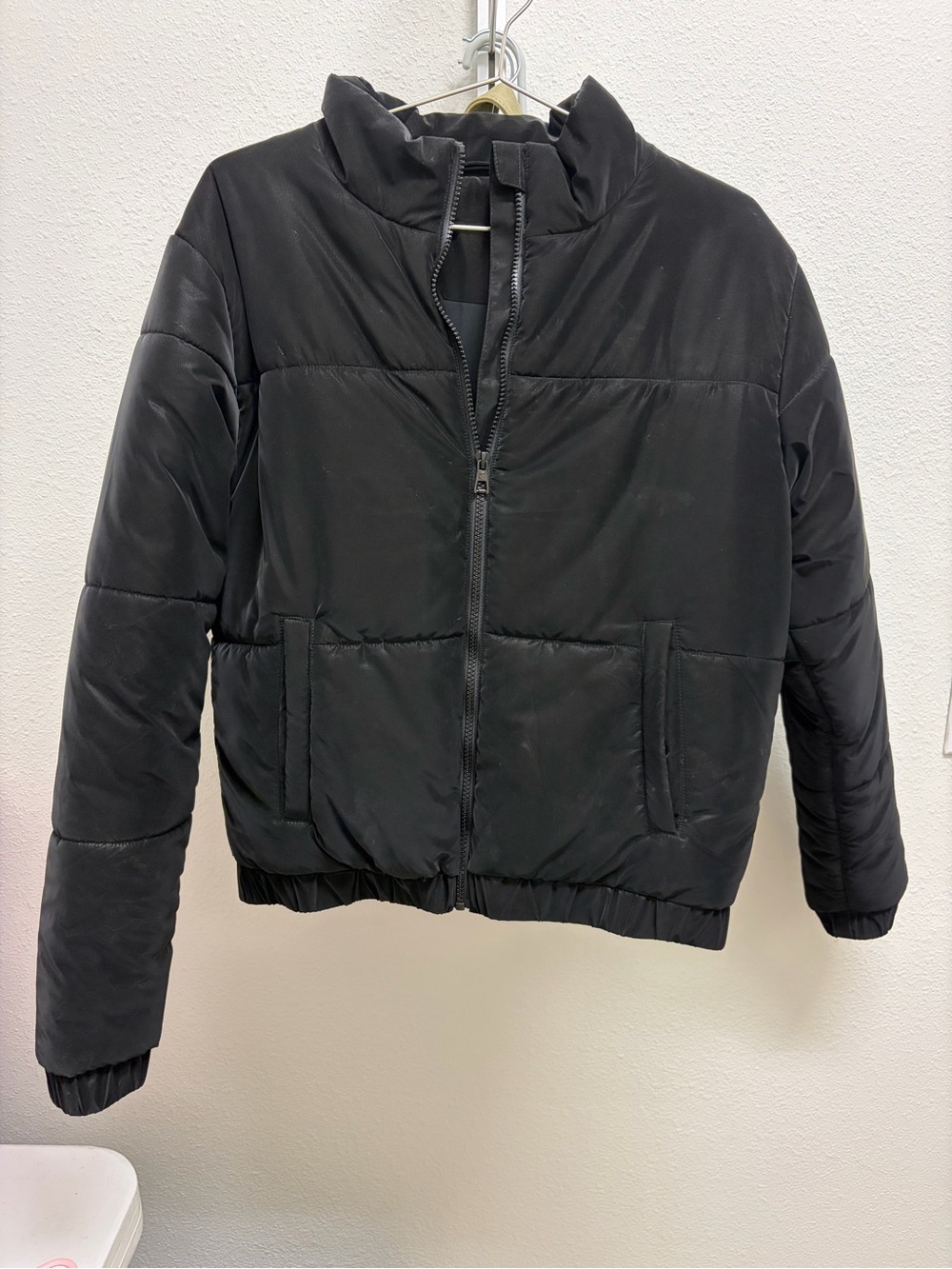 ZYIA Black Puffer Jacket for Women - Short Insulated Coat
